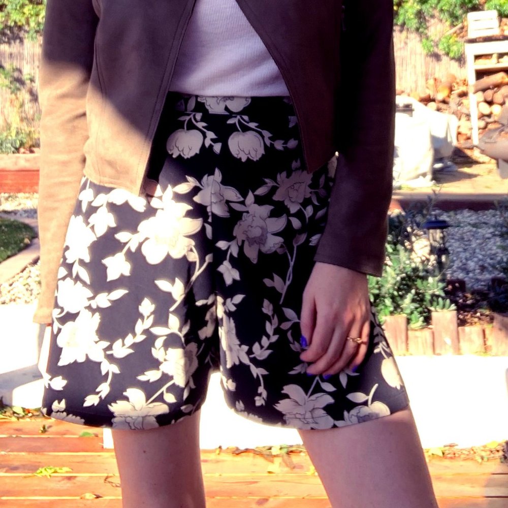 Reformation Floral Shorts